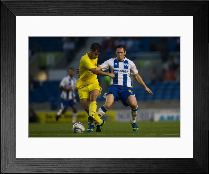 Framed Print : Brighton And Hove Albion Season 2013-14: 2013-14 Pre-season: Villarreal - 27-07-2013 Framed Print : Brighton And Hove Albion Season 2013-14: 2013-14 Pre-season: Villarreal - 27-07-2013