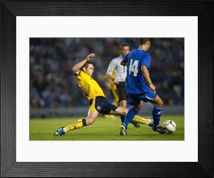 Framed Print : Brighton & Hove Albion vs Villarreal: Pre-Season Clash (July 27, 2013) Framed Print : Brighton & Hove Albion vs Villarreal: Pre-Season Clash (July 27, 2013)