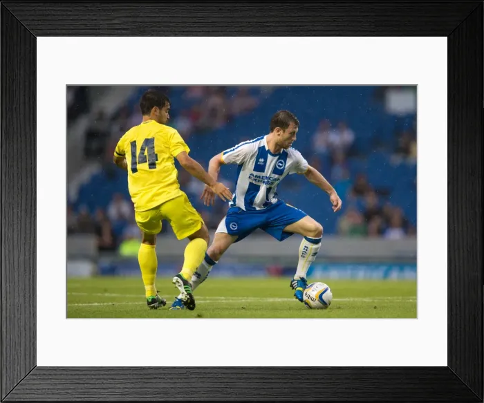 Framed Print : Brighton & Hove Albion vs Villarreal: Pre-season Clash (July 27, 2013)