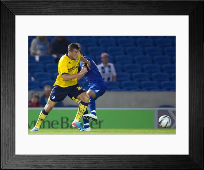 Framed Print : Brighton & Hove Albion vs Villarreal: Pre-Season Clash (July 27, 2013)