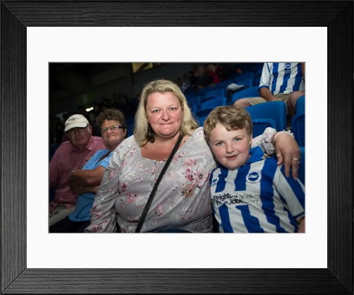 Framed Print : Brighton & Hove Albion vs Villarreal: Pre-Season Clash (July 27, 2013)