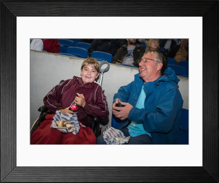 Framed Print : Brighton & Hove Albion vs Villarreal: Pre-Season Clash (July 27, 2013)