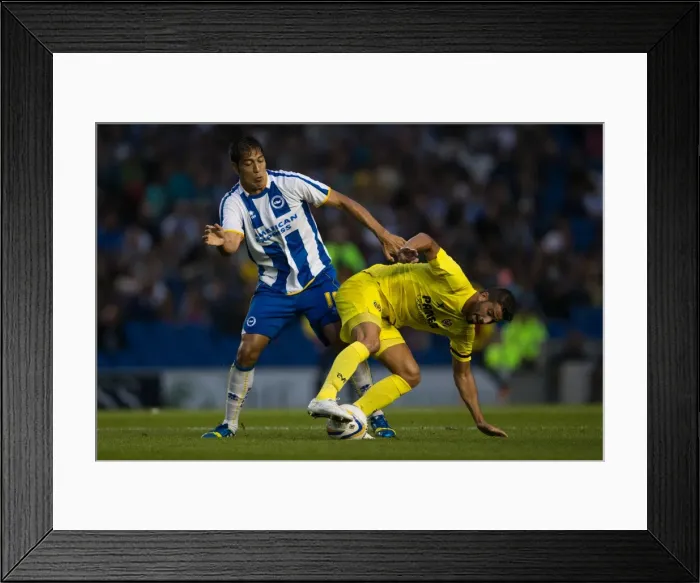 Framed Print : Brighton & Hove Albion vs Villarreal: Pre-Season Clash (July 27, 2013) Framed Print : Brighton & Hove Albion vs Villarreal: Pre-Season Clash (July 27, 2013)