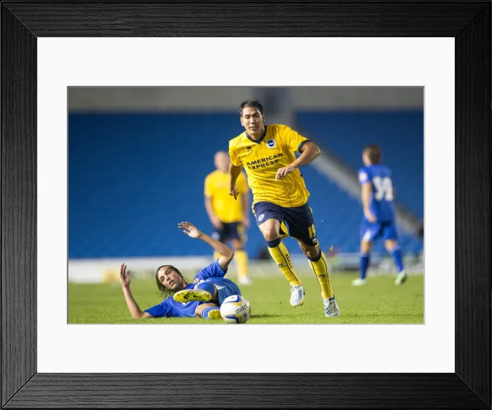 Framed Print : Brighton & Hove Albion vs Villarreal: Pre-Season Clash (July 27, 2013) Framed Print : Brighton & Hove Albion vs Villarreal: Pre-Season Clash (July 27, 2013)