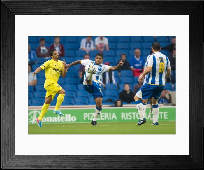 Framed Print : Brighton & Hove Albion vs Villarreal: 2013-14 Pre-Season Friendly Framed Print : Brighton & Hove Albion vs Villarreal: 2013-14 Pre-Season Friendly