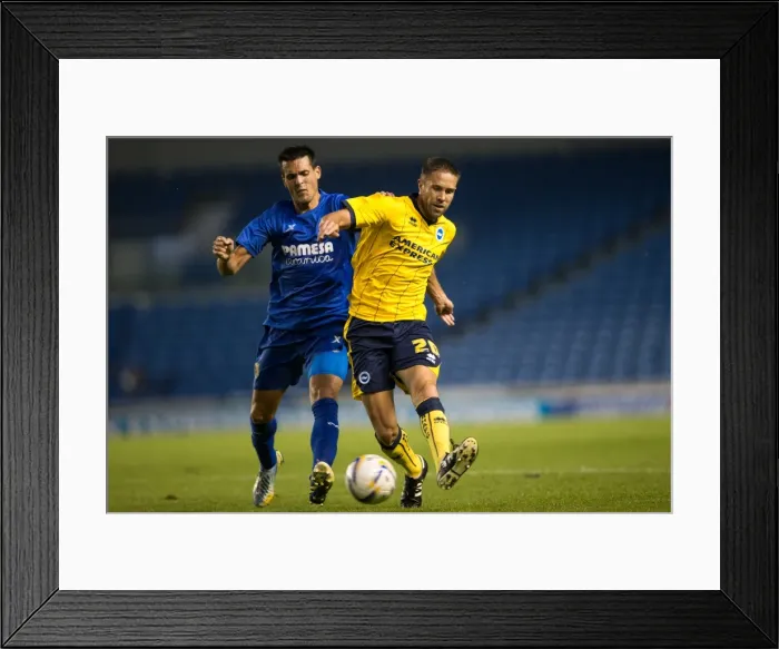 Framed Print : Brighton & Hove Albion vs Villarreal: Pre-Season Clash (July 27, 2013) Framed Print : Brighton & Hove Albion vs Villarreal: Pre-Season Clash (July 27, 2013)
