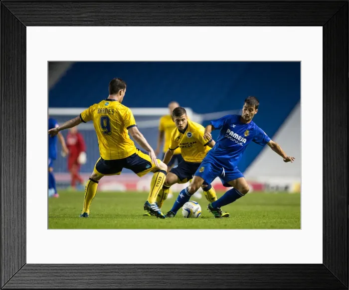 Framed Print : Brighton & Hove Albion vs Villarreal: 2013-14 Pre-Season Clash Framed Print : Brighton & Hove Albion vs Villarreal: 2013-14 Pre-Season Clash