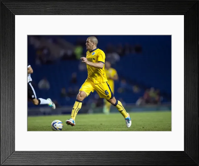 Framed Print : Brighton & Hove Albion vs Norwich City - 2013 Pre-Season Clash
