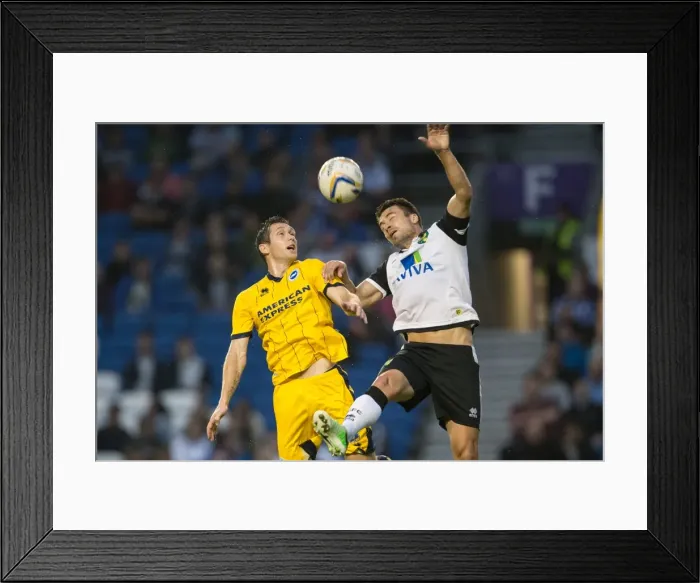 Framed Print : Brighton & Hove Albion vs Norwich City: 2013-14 Pre-Season Clash Framed Print : Brighton & Hove Albion vs Norwich City: 2013-14 Pre-Season Clash