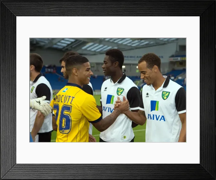 Framed Print : Brighton & Hove Albion vs Norwich City: 2013 Pre-Season Clash - Brighton's 2013-14 Campaign Kick-Off Framed Print : Brighton & Hove Albion vs Norwich City: 2013 Pre-Season Clash - Brighton's 2013-14 Campaign Kick-Off