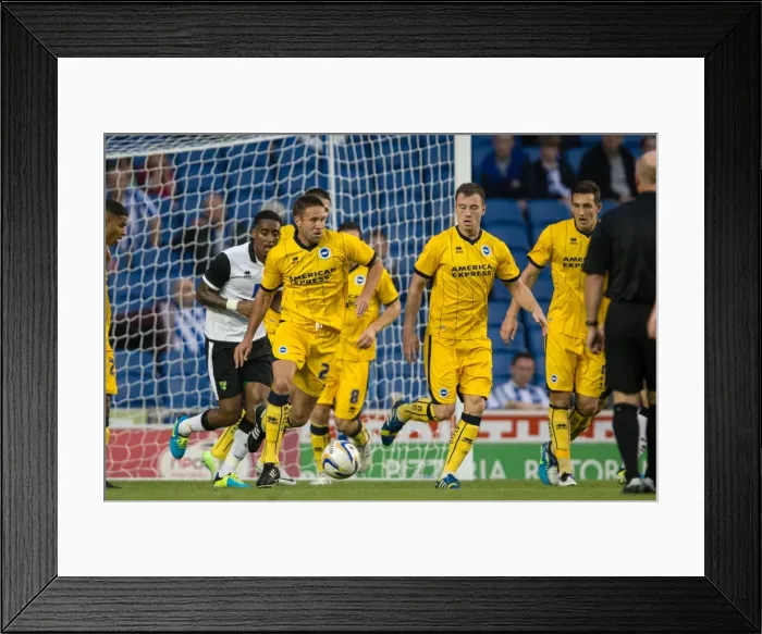 Framed Print : Brighton & Hove Albion vs Norwich City: Kickoff to the 2013-14 Season - Pre-Season Clash Framed Print : Brighton & Hove Albion vs Norwich City: Kickoff to the 2013-14 Season - Pre-Season Clash