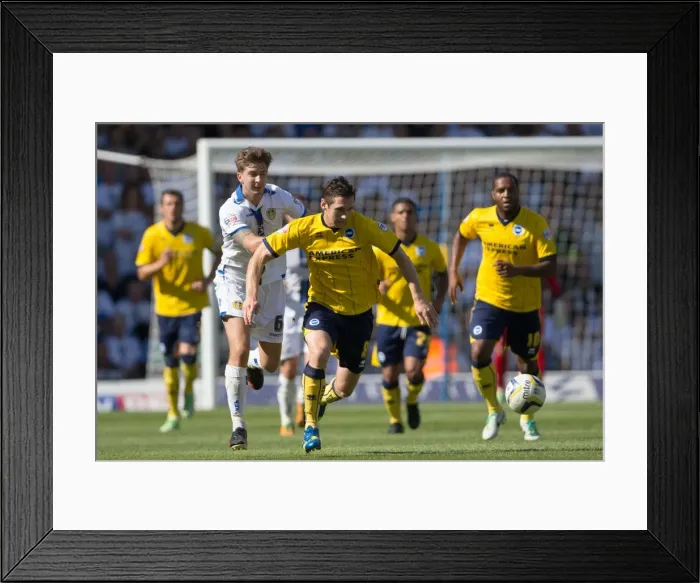 Framed Print : Brighton & Hove Albion vs. Leeds United: 2013-14 Away Game Framed Print : Brighton & Hove Albion vs. Leeds United: 2013-14 Away Game