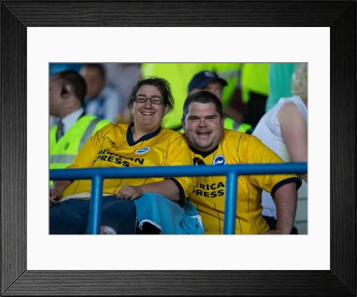Framed Print : Brighton & Hove Albion vs. Leeds United: 2013-14 Away Game Framed Print : Brighton & Hove Albion vs. Leeds United: 2013-14 Away Game