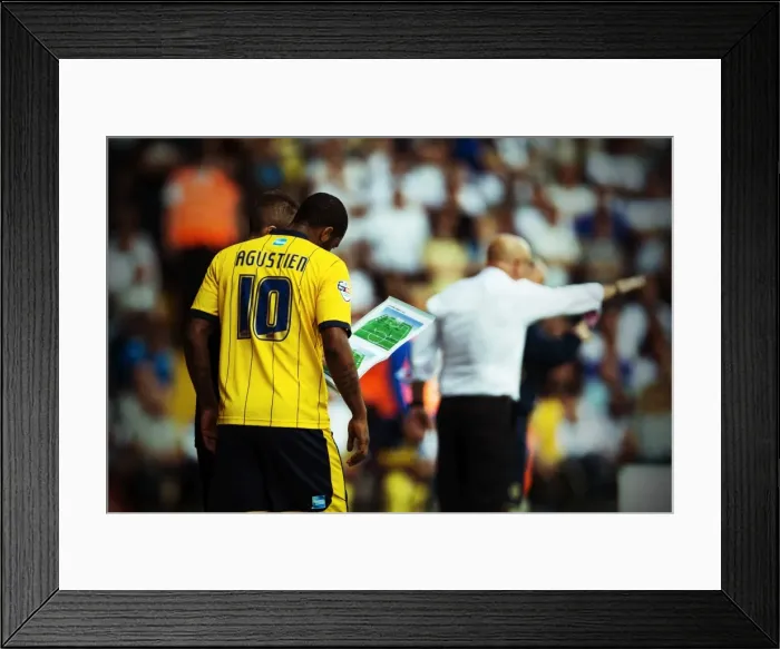 Framed Print : Brighton & Hove Albion vs. Leeds United: 2013-14 Away Game Framed Print : Brighton & Hove Albion vs. Leeds United: 2013-14 Away Game