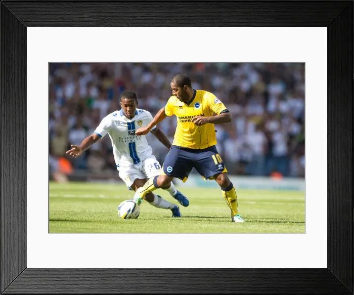 Framed Print : Brighton & Hove Albion vs. Leeds United: Away Game (August 3, 2013) Framed Print : Brighton & Hove Albion vs. Leeds United: Away Game (August 3, 2013)