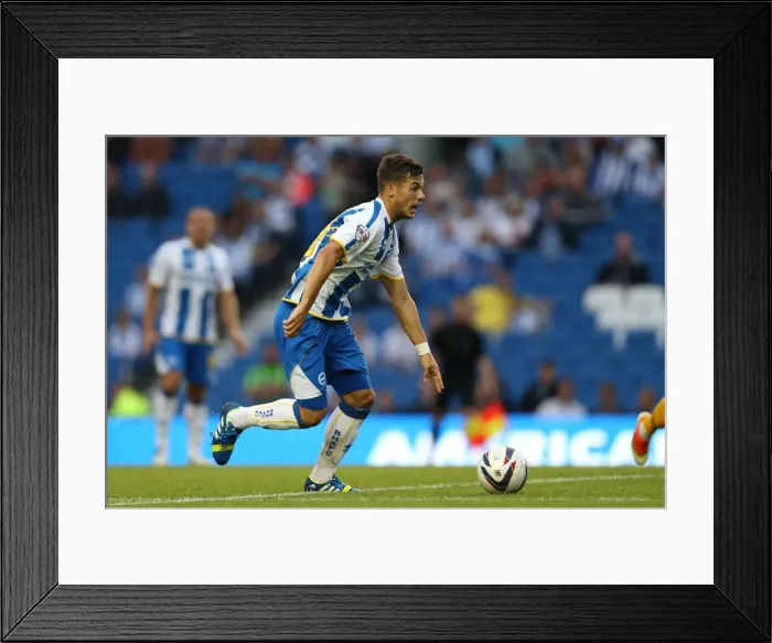 Framed Print : Brighton & Hove Albion vs Newport County AFC: Home Game - August 2013