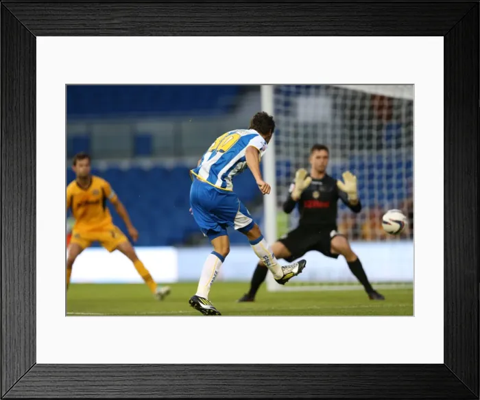 Framed Print : Brighton & Hove Albion vs Newport County AFC: 2013-14 Home Game Framed Print : Brighton & Hove Albion vs Newport County AFC: 2013-14 Home Game