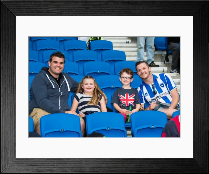 Framed Print : Brighton & Hove Albion vs Newport County AFC: Home Game - August 2013 Framed Print : Brighton & Hove Albion vs Newport County AFC: Home Game - August 2013