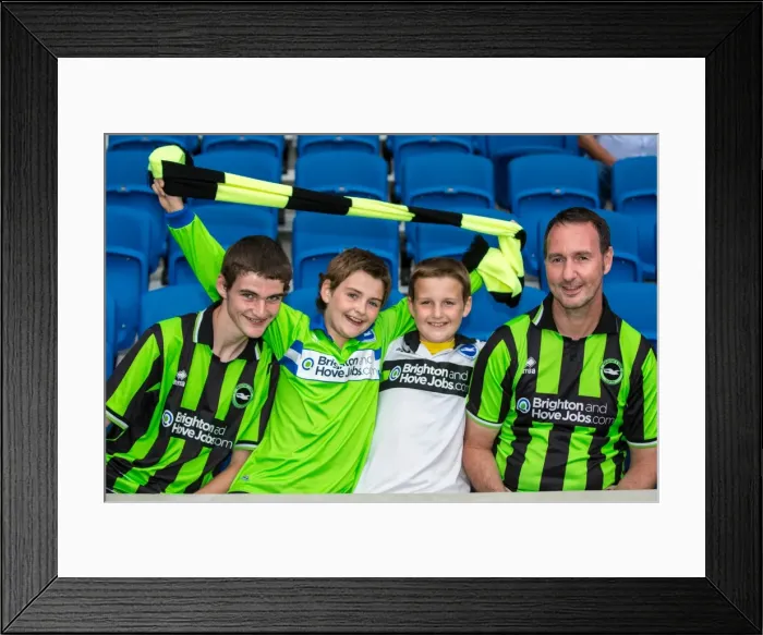 Framed Print : Brighton & Hove Albion vs Newport County AFC: 2013-14 Home Game Highlights (August 6, 2013) Framed Print : Brighton & Hove Albion vs Newport County AFC: 2013-14 Home Game Highlights (August 6, 2013)