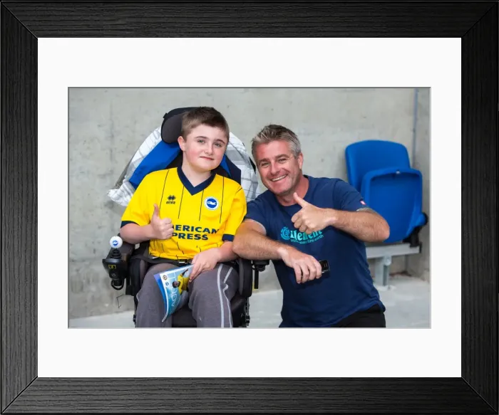 Framed Print : Brighton & Hove Albion vs Newport County AFC (2013-14 Home Game) Framed Print : Brighton & Hove Albion vs Newport County AFC (2013-14 Home Game)
