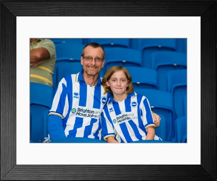 Framed Print : Brighton & Hove Albion vs Newport County AFC: 2013-14 Home Game Framed Print : Brighton & Hove Albion vs Newport County AFC: 2013-14 Home Game