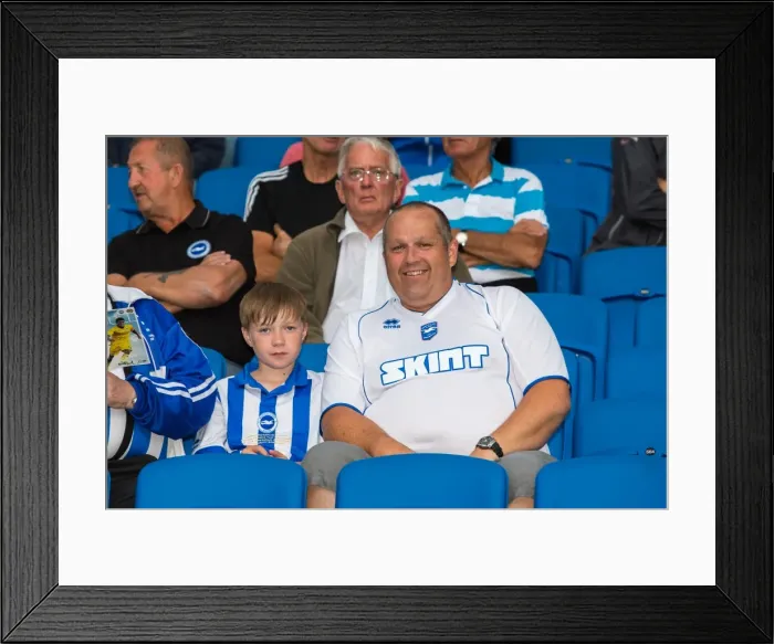 Framed Print : Brighton & Hove Albion vs Newport County AFC: Home Game - August 2013 Framed Print : Brighton & Hove Albion vs Newport County AFC: Home Game - August 2013