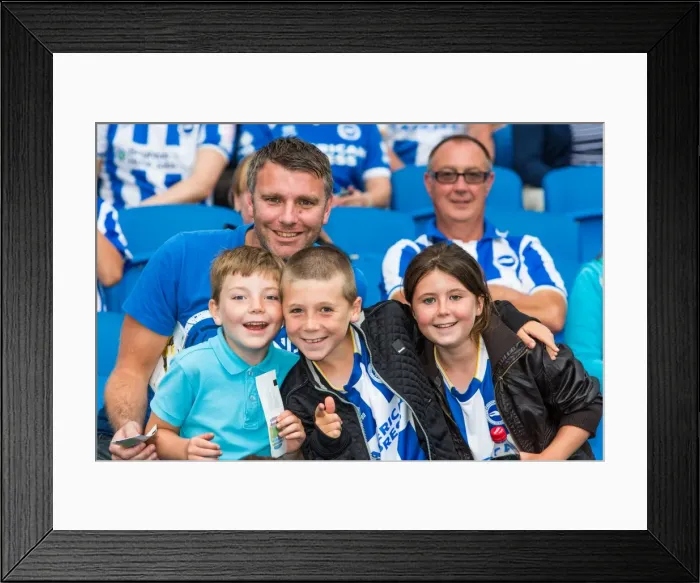 Framed Print : Brighton & Hove Albion vs Newport County AFC: Home Game - August 2013 Framed Print : Brighton & Hove Albion vs Newport County AFC: Home Game - August 2013