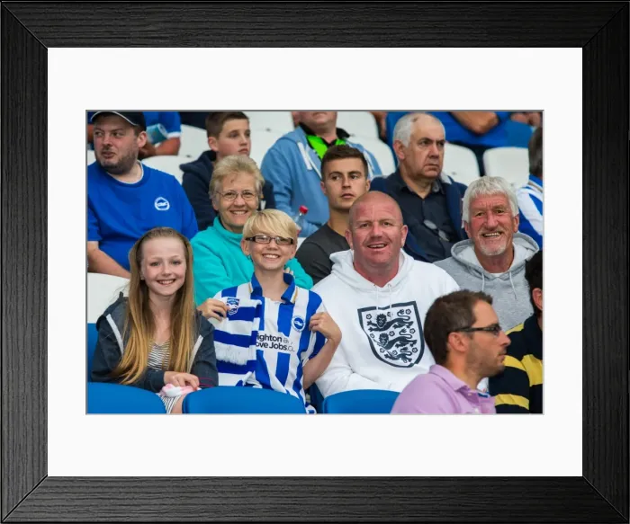 Framed Print : Brighton & Hove Albion vs Newport County AFC: Home Game - August 2013 Framed Print : Brighton & Hove Albion vs Newport County AFC: Home Game - August 2013