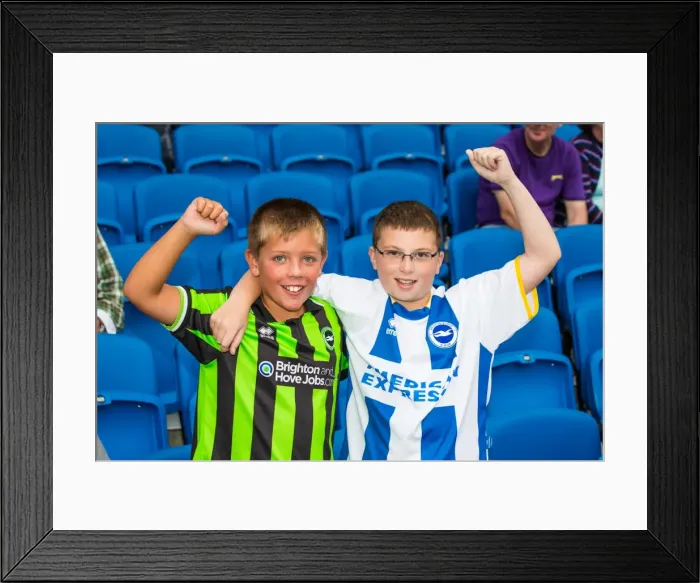Framed Print : Brighton & Hove Albion vs Newport County AFC: 2013-14 Home Game Highlights (August 6, 2013) Framed Print : Brighton & Hove Albion vs Newport County AFC: 2013-14 Home Game Highlights (August 6, 2013)