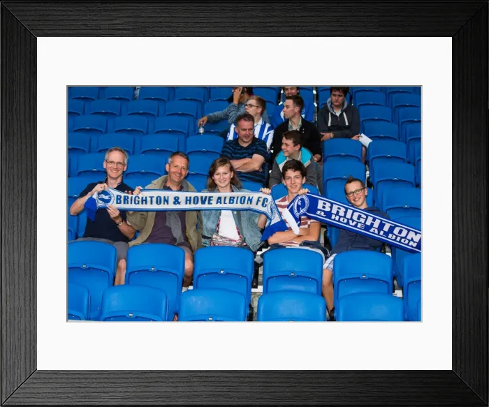 Framed Print : Brighton & Hove Albion vs Newport County AFC (2013-14 Home Game) Framed Print : Brighton & Hove Albion vs Newport County AFC (2013-14 Home Game)