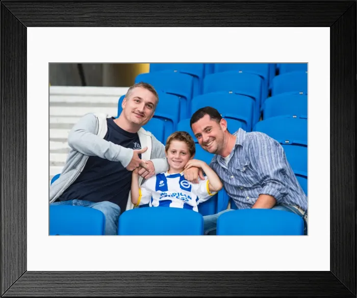 Framed Print : Brighton & Hove Albion vs Newport County AFC: Home Game - August 2013 Framed Print : Brighton & Hove Albion vs Newport County AFC: Home Game - August 2013