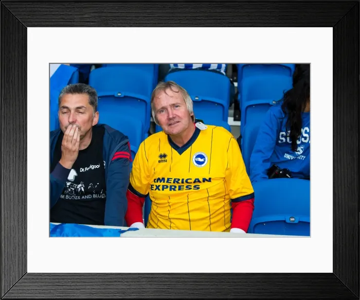 Framed Print : Brighton & Hove Albion vs Newport County AFC: Home Game - August 2013 Framed Print : Brighton & Hove Albion vs Newport County AFC: Home Game - August 2013
