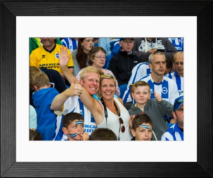 Framed Print : Brighton & Hove Albion vs Newport County AFC (2013-14 Home Game) Framed Print : Brighton & Hove Albion vs Newport County AFC (2013-14 Home Game)