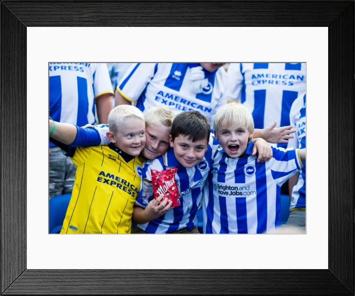Framed Print : Brighton & Hove Albion vs. Derby County: A Historic 10-08-2013 Home Game (10-08-2013): 2013-14 Season Framed Print : Brighton & Hove Albion vs. Derby County: A Historic 10-08-2013 Home Game (10-08-2013): 2013-14 Season