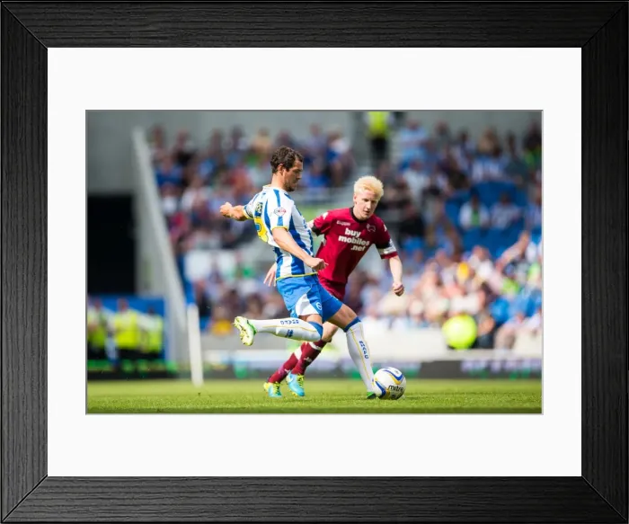 Framed Print : Brighton & Hove Albion vs. Derby County: A Historic 10-08-2013 Home Game (10-08-2013: Derby County) Framed Print : Brighton & Hove Albion vs. Derby County: A Historic 10-08-2013 Home Game (10-08-2013: Derby County)