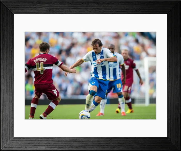 Framed Print : Brighton & Hove Albion vs. Derby County: A Historic Home Game (2013-14 Season) Framed Print : Brighton & Hove Albion vs. Derby County: A Historic Home Game (2013-14 Season)