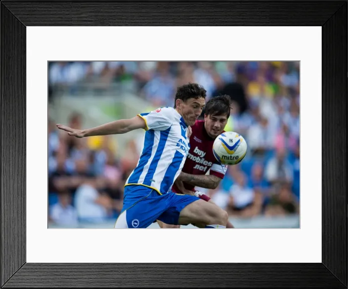 Framed Print : Brighton & Hove Albion vs. Derby County: Historic 10-08-2013 Home Game (2013-14 Season) Framed Print : Brighton & Hove Albion vs. Derby County: Historic 10-08-2013 Home Game (2013-14 Season)