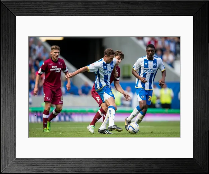 Framed Print : Brighton & Hove Albion vs. Derby County: A Historic Home Game (2013-14 Season) Framed Print : Brighton & Hove Albion vs. Derby County: A Historic Home Game (2013-14 Season)
