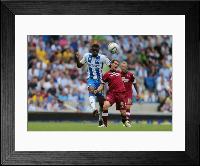 Framed Print : Brighton & Hove Albion vs. Derby County: A Historic Home Game (2013-14 Season) Framed Print : Brighton & Hove Albion vs. Derby County: A Historic Home Game (2013-14 Season)