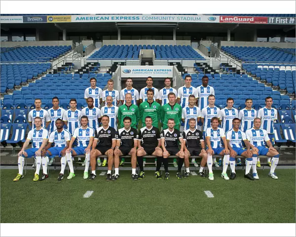 Brighton & Hove Albion 2013-14 Team Photo: Official Squad Portrait