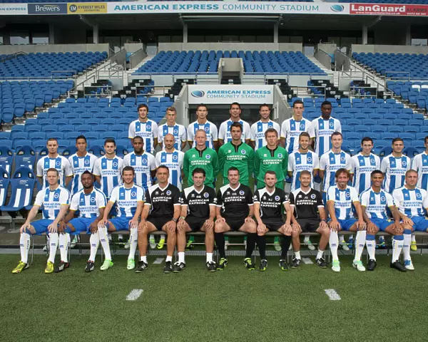 Brighton & Hove Albion 2013-14 Team Photo: Official Squad Portrait