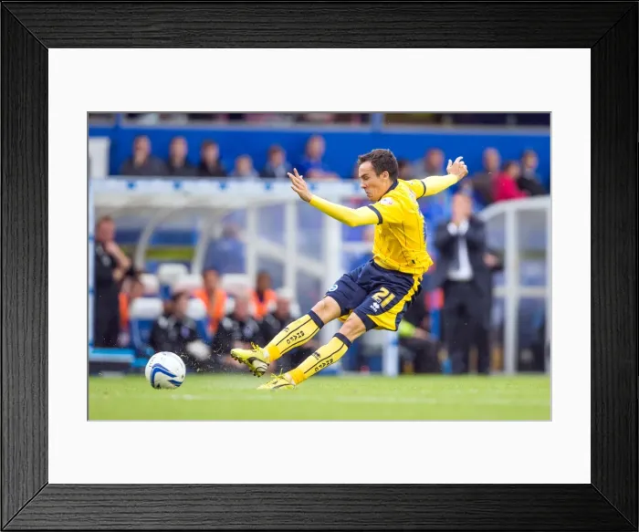 Framed Print : Brighton & Hove Albion vs. Birmingham City: Away Game (August 17, 2013)