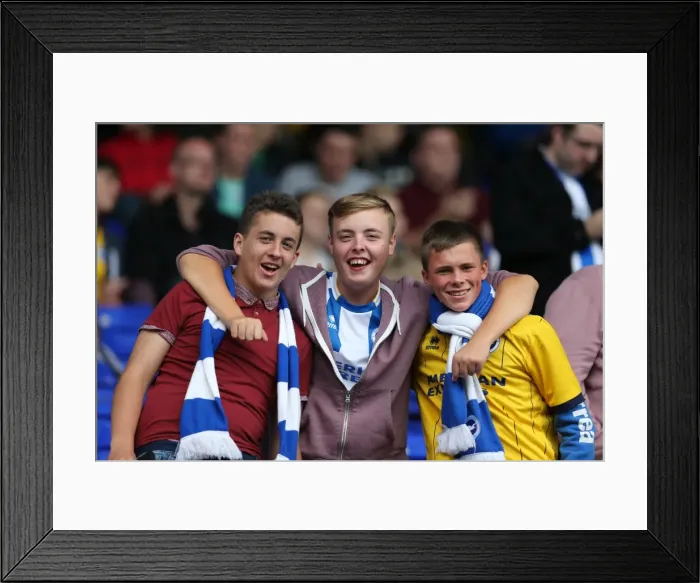 Framed Print : Brighton & Hove Albion Away Day Crowd: Birmingham City (2013-14) Framed Print : Brighton & Hove Albion Away Day Crowd: Birmingham City (2013-14)