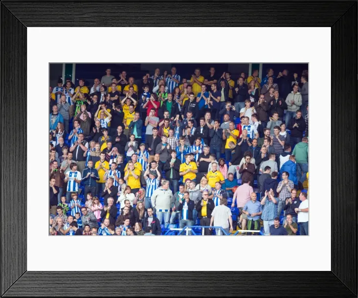 Framed Print : Brighton & Hove Albion vs. Birmingham City: Away Game (2013-14 Season)