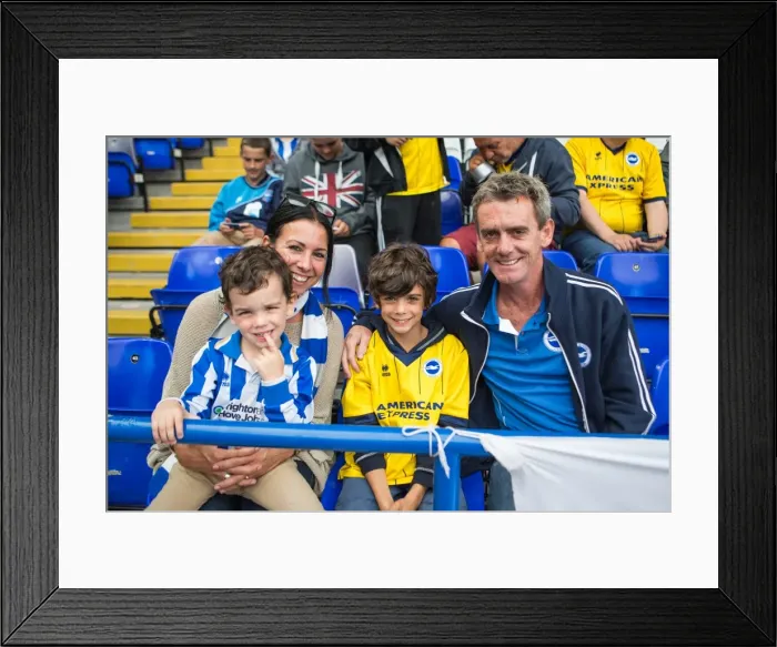 Framed Print : Brighton & Hove Albion vs. Birmingham City: Away Game (August 17, 2013)