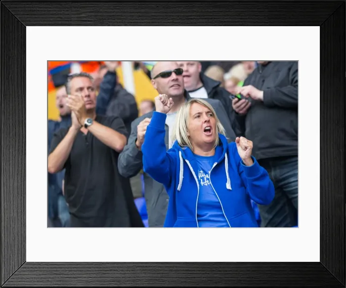 Framed Print : Brighton & Hove Albion vs. Birmingham City: Away Game (August 17, 2013)