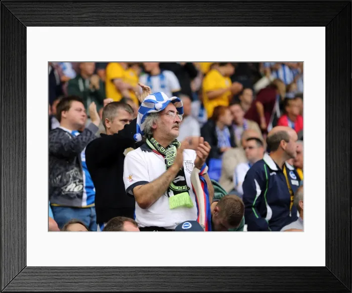 Framed Print : Brighton & Hove Albion vs. Birmingham City: Away Game (August 17, 2013)