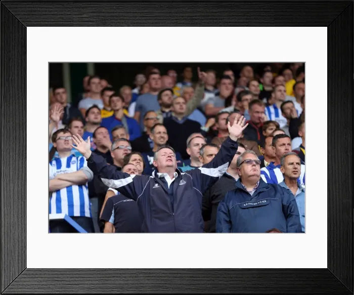 Framed Print : Brighton & Hove Albion vs. Birmingham City: Away Game (August 17, 2013)