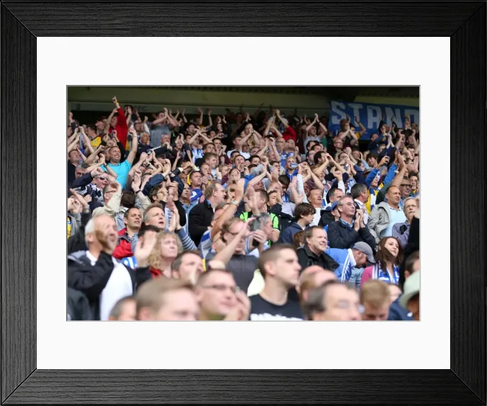Framed Print : Brighton & Hove Albion vs. Birmingham City: Away Game (2013-14 Season)