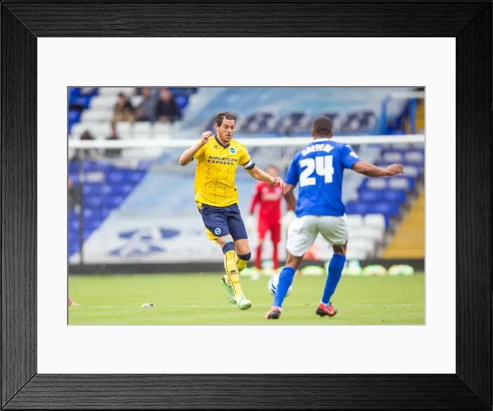 Framed Print : Brighton & Hove Albion vs. Birmingham City: Away Game (August 17, 2013)